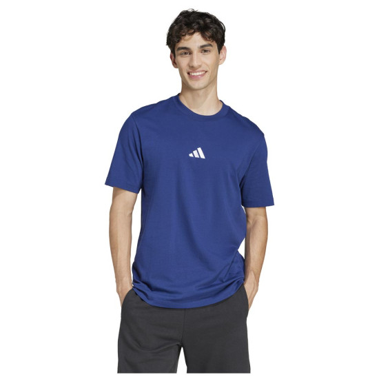 Adidas Ανδρική κοντομάνικη μπλούζα Essentials Small Logo Single Jersey Tee Adidas Ανδρική κοντομάνικη μπλούζα Essentials Small Logo Single Jersey Tee